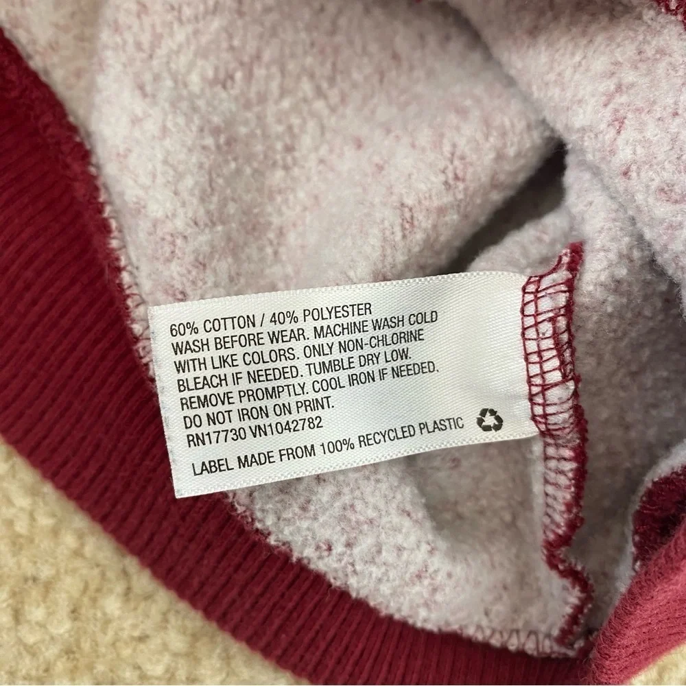 Cherokee Little Boys Red/Burgundy Striped Zip Up Hoodie Size 4T